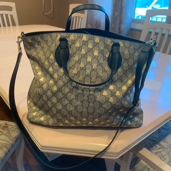 gucci bees tote